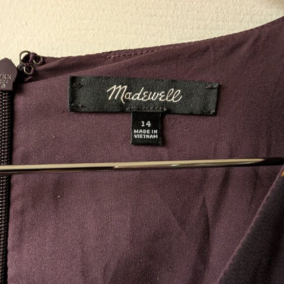 Madewell Lilyblossom Button-Front Dress in Blooming Oasis sz 14 - Picture 4 of 8